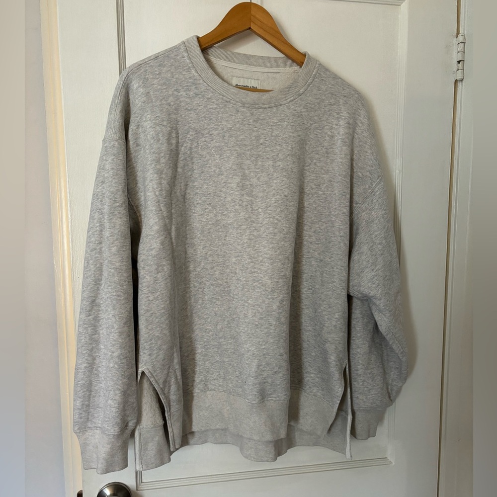 Abercrombie & Fitch Soft AF Gray Sweatshirt